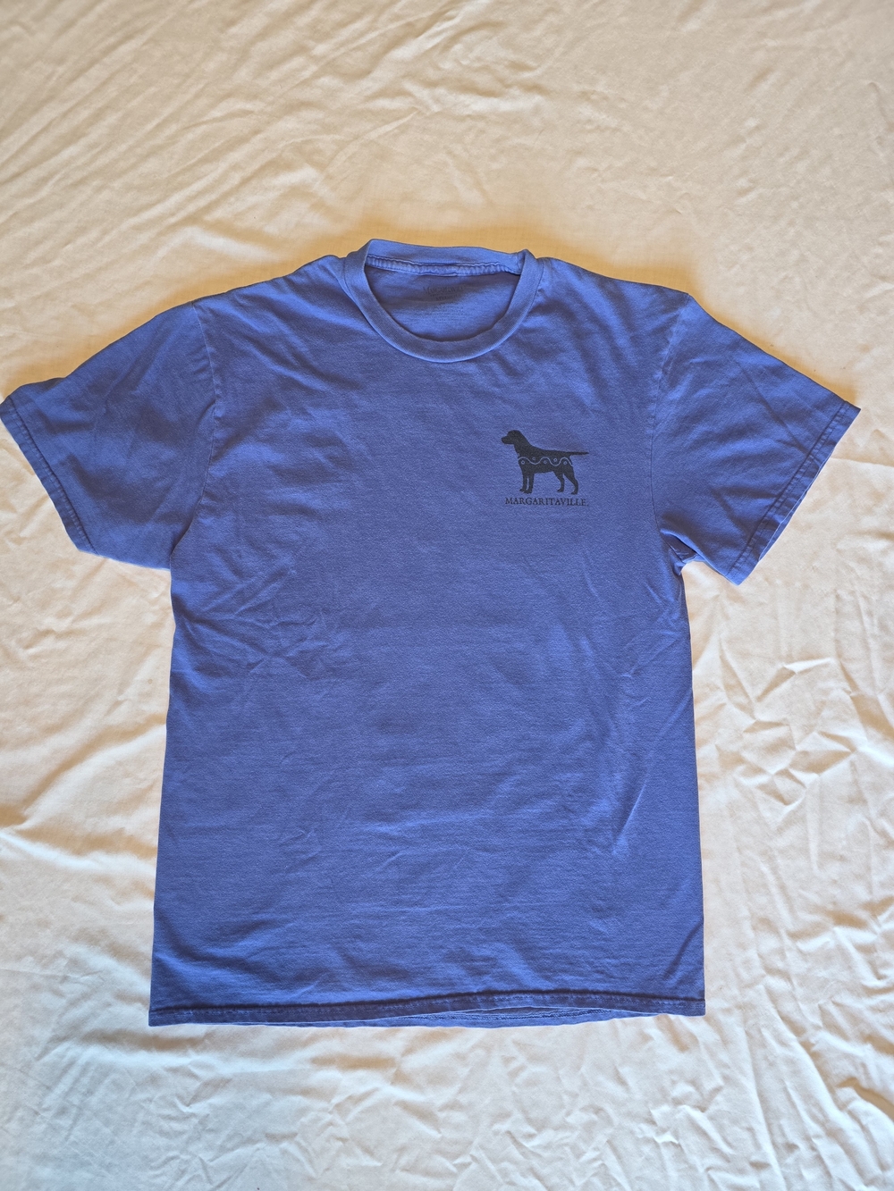 Med Margaritaville Black Lab Good Boy Graphic T-Shirt Beach Men's Medium M
